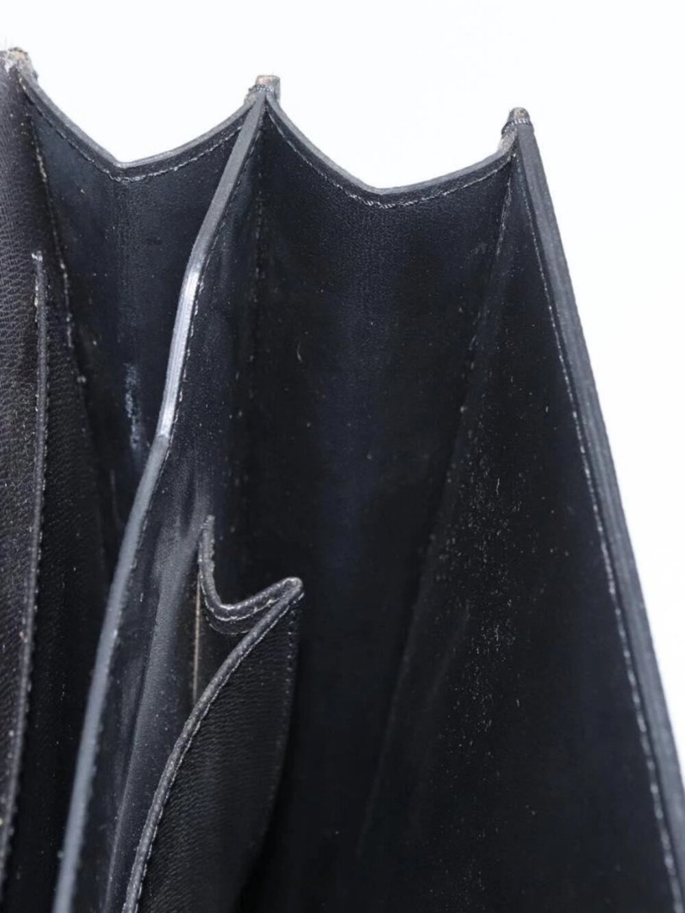 LOUIS VUITTON Taiga Serviette Moskova Business Bag Ardoise M30032 Auth 160446 - Picture 12 of 16